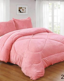 Cobertor Sherpas 2 plazas color rosado de 2 hasta 12 cuotas
