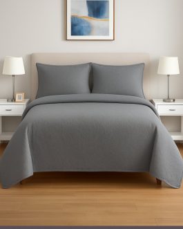 Cubrecama Quilt Gris – AnnGebut