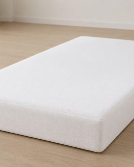 Colchón Cuna Impermeable 10 cm en Medidas Especiales Color Blanco