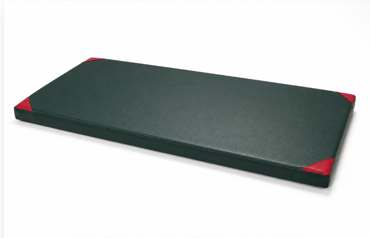 Colchoneta Deportiva Individual 100x50x3 cm Densidad 60 Verde Botella